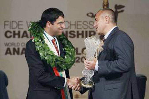 Vishwanathan Anand won